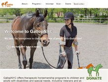 Tablet Screenshot of gallopnyc.org